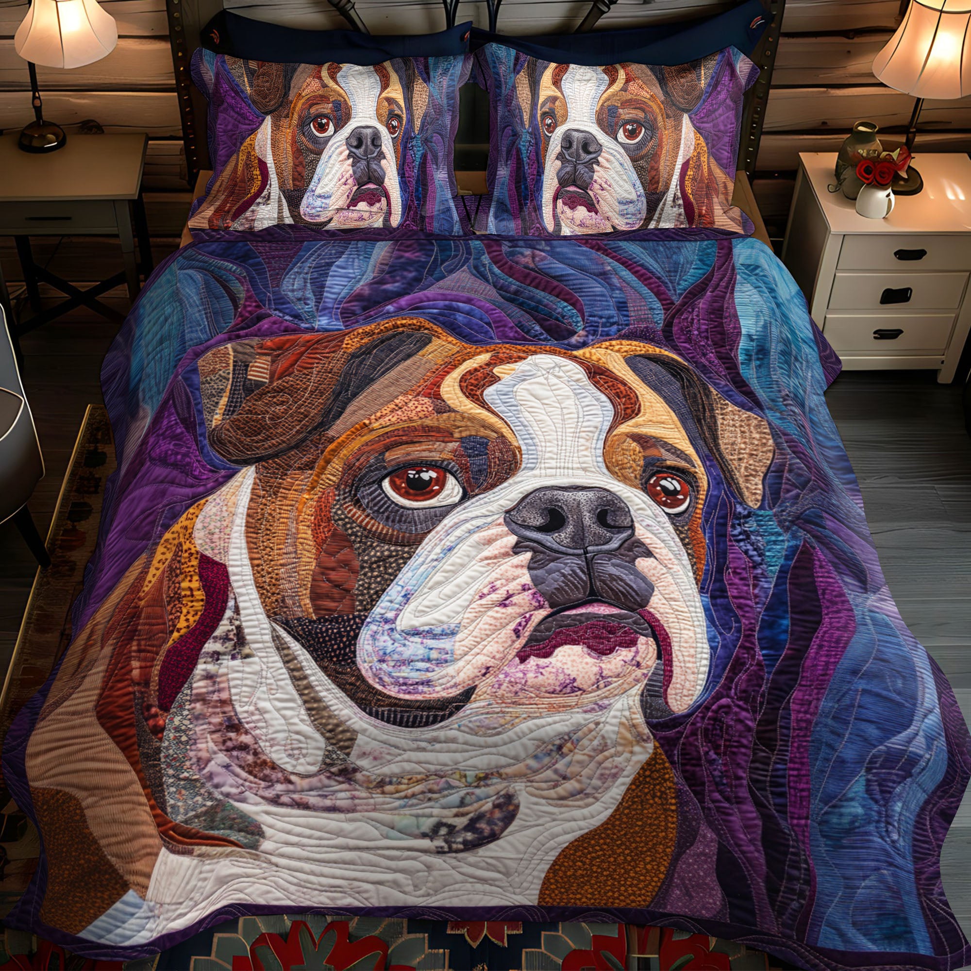Fierce Loyalty 3-Piece Quilted Bedding Set NCU0PTT419