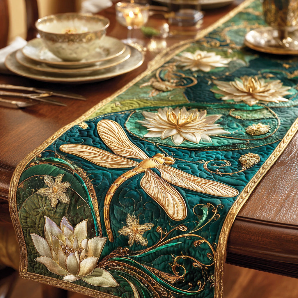 Floating Grace Quilted Table Runner NCU0NTD823