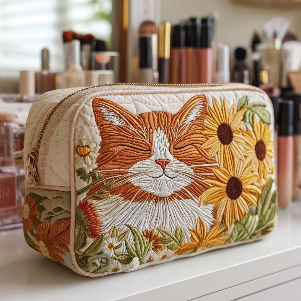 Fluffy Friend Quilted Makeup Bag NCU0NNT2078