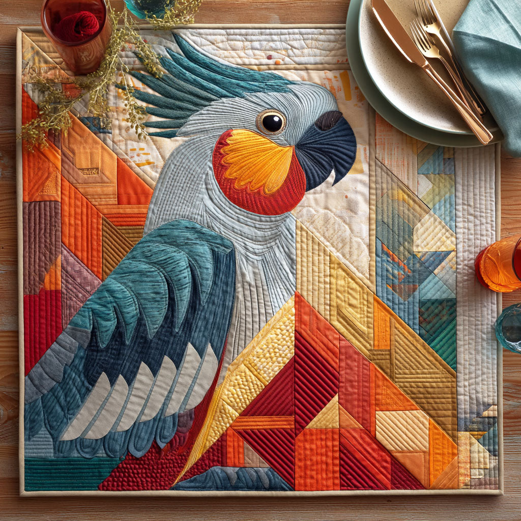 Forest Flight Quilted Table Topper NCU0NTD197