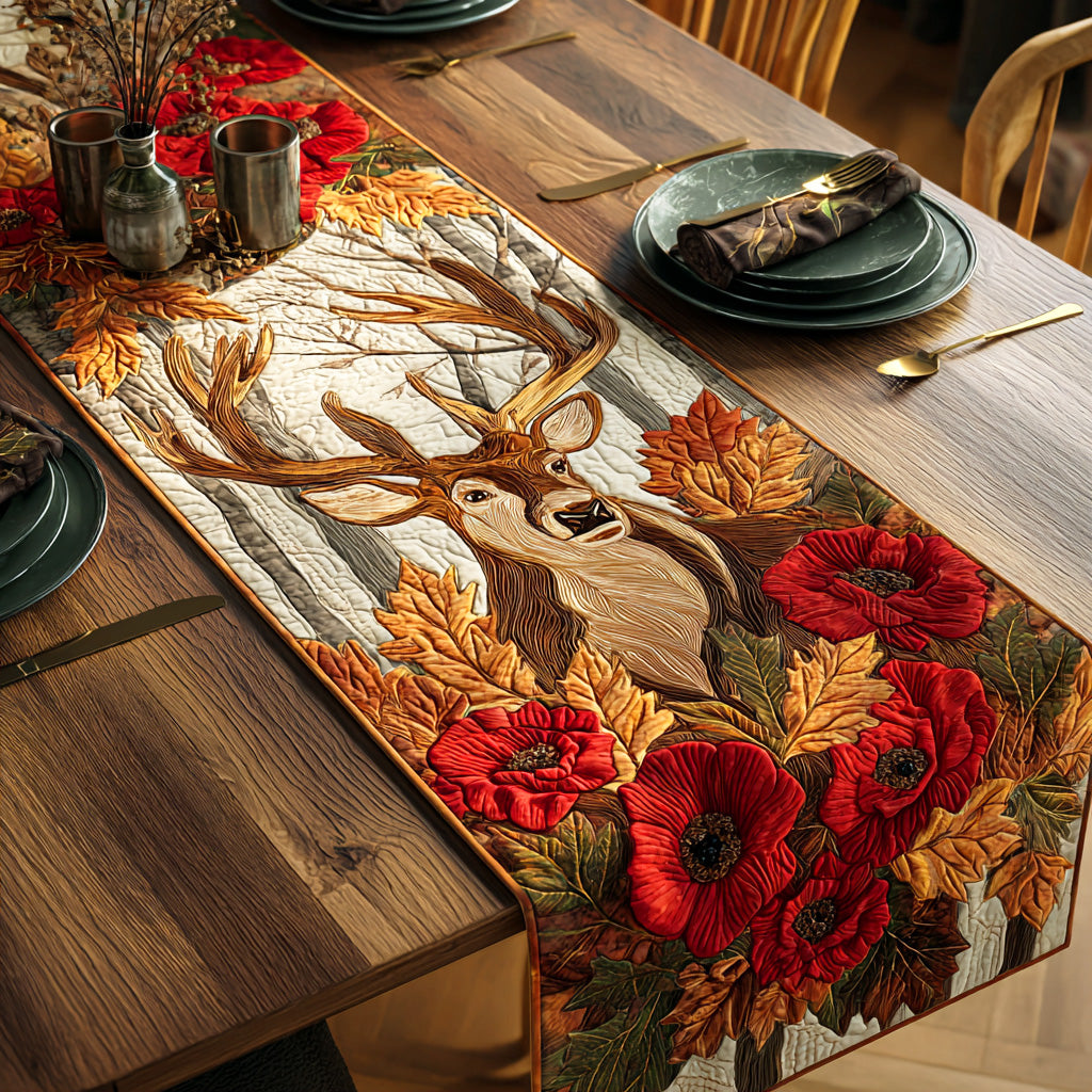 Forest Majesty Quilted Table Runner NCU0NTD679