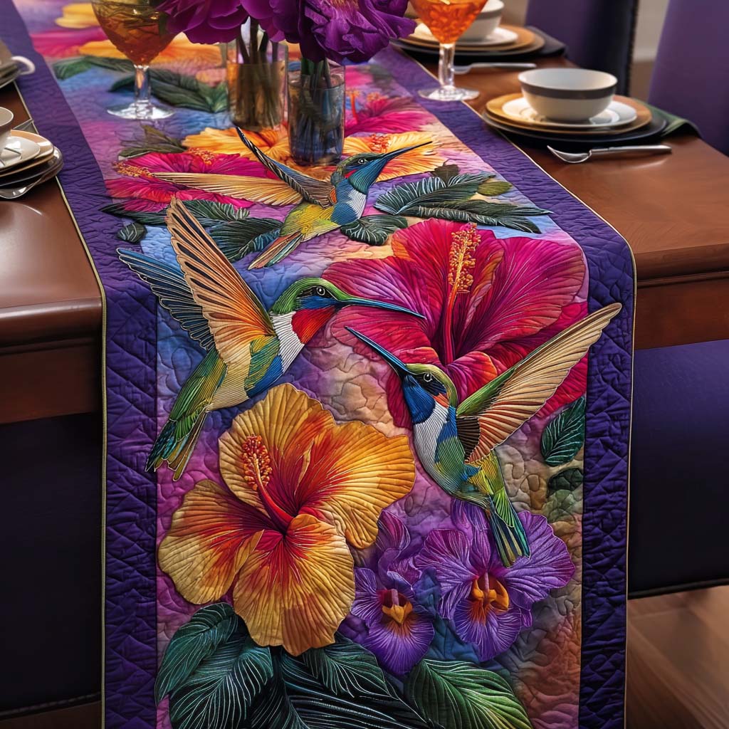 Garden Visitor Quilted Table Runner NCU0NNT2188