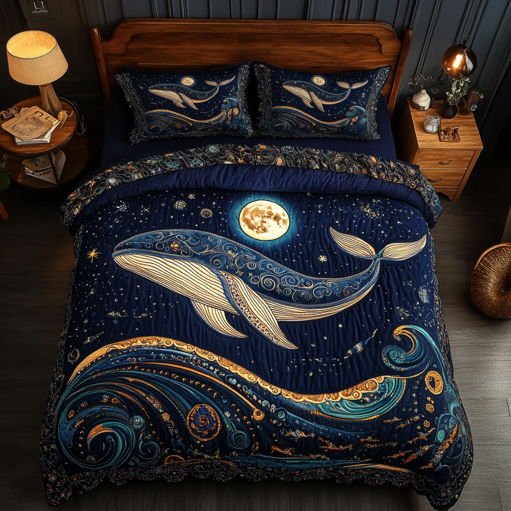 Gentle Giant 3-Piece Quilted Bedding Set NCU0DDK180