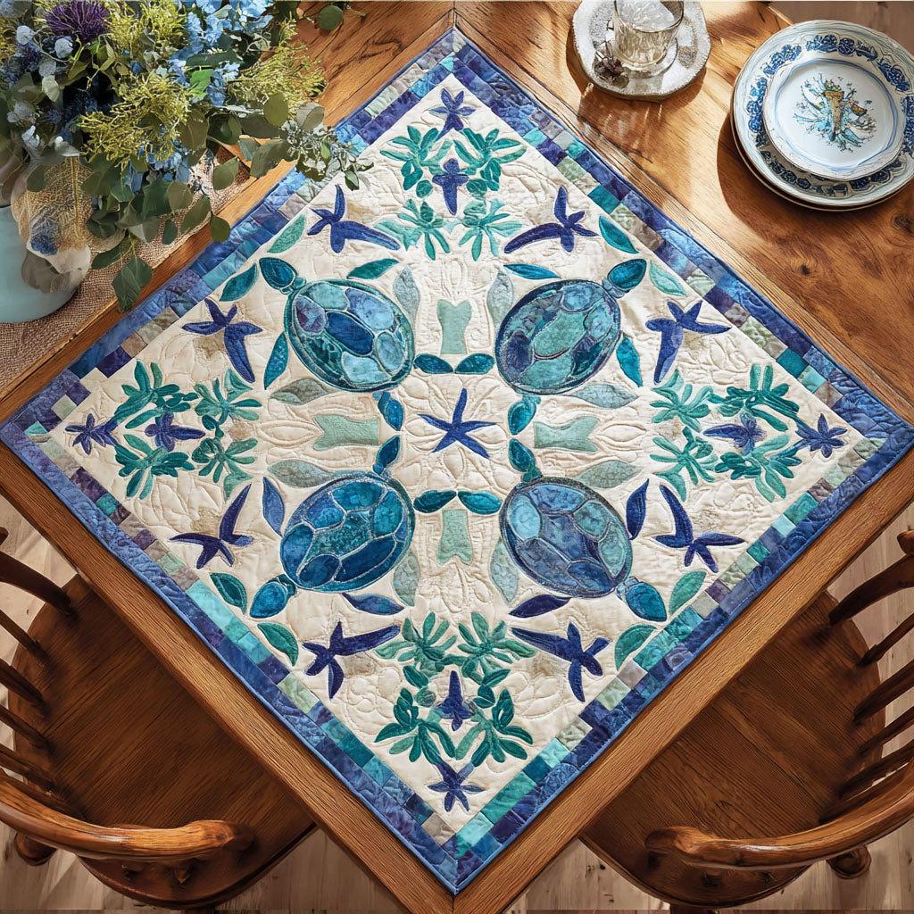 Gentle Tide Quilted Table Topper NCU0PTT825