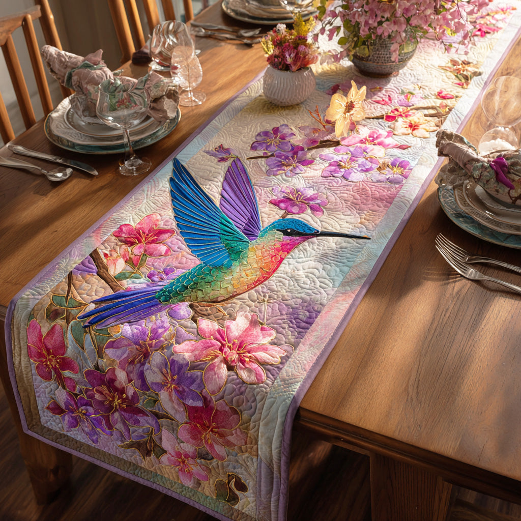 Gentle Wing Meadow Quilted Table Runner NCU0NTD1085