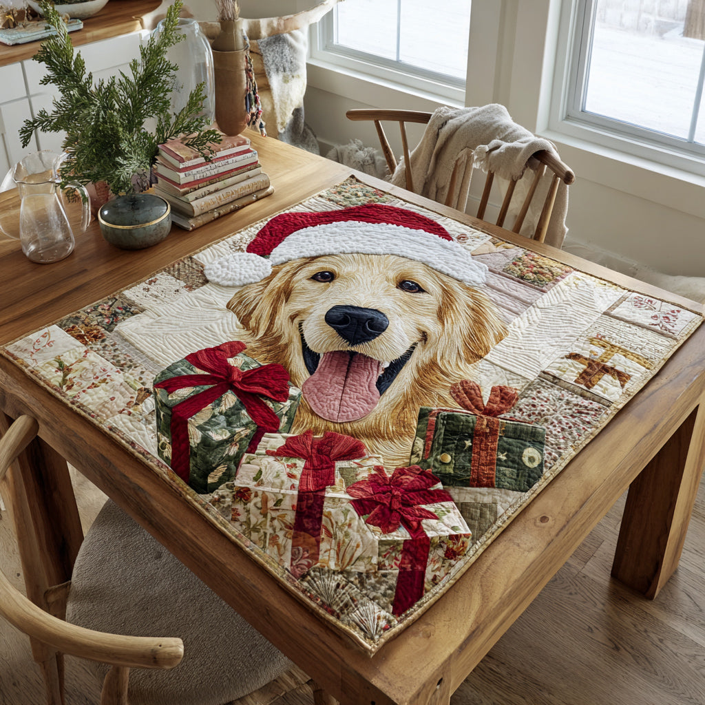 Gift Golden Retriever Quilted Table Topper NCU0HNH129