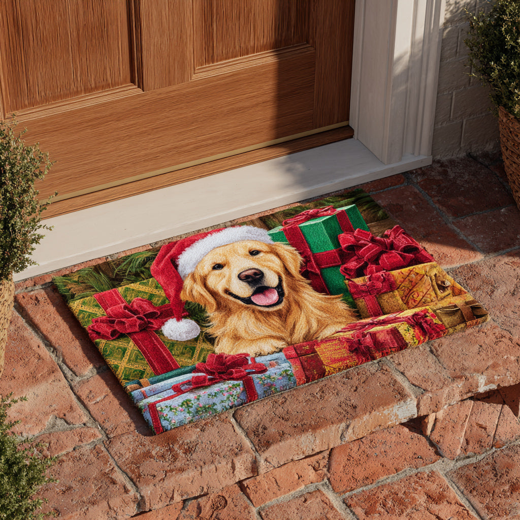 Gifted Golden Retriever Doormat NCU0HH652