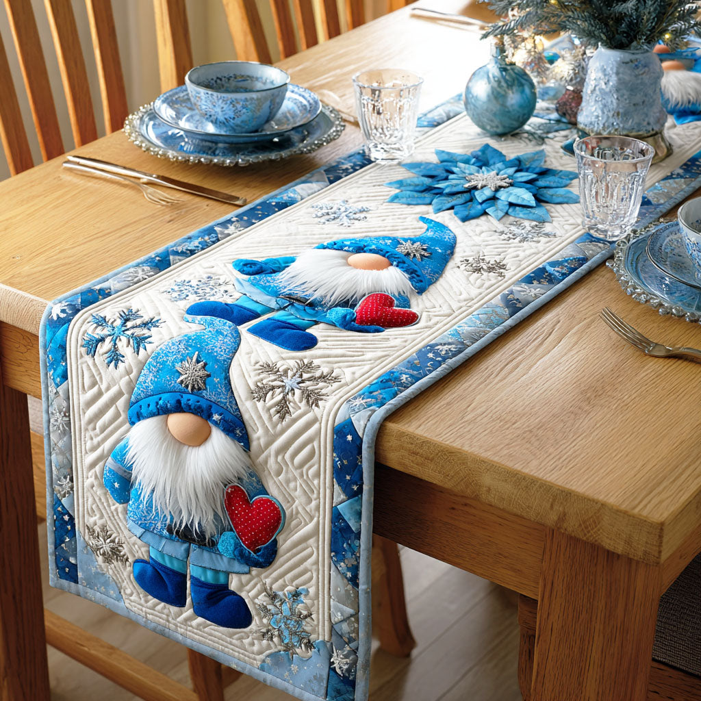 Gnome Joy Season Quilted Table Runner NCU0NTD473