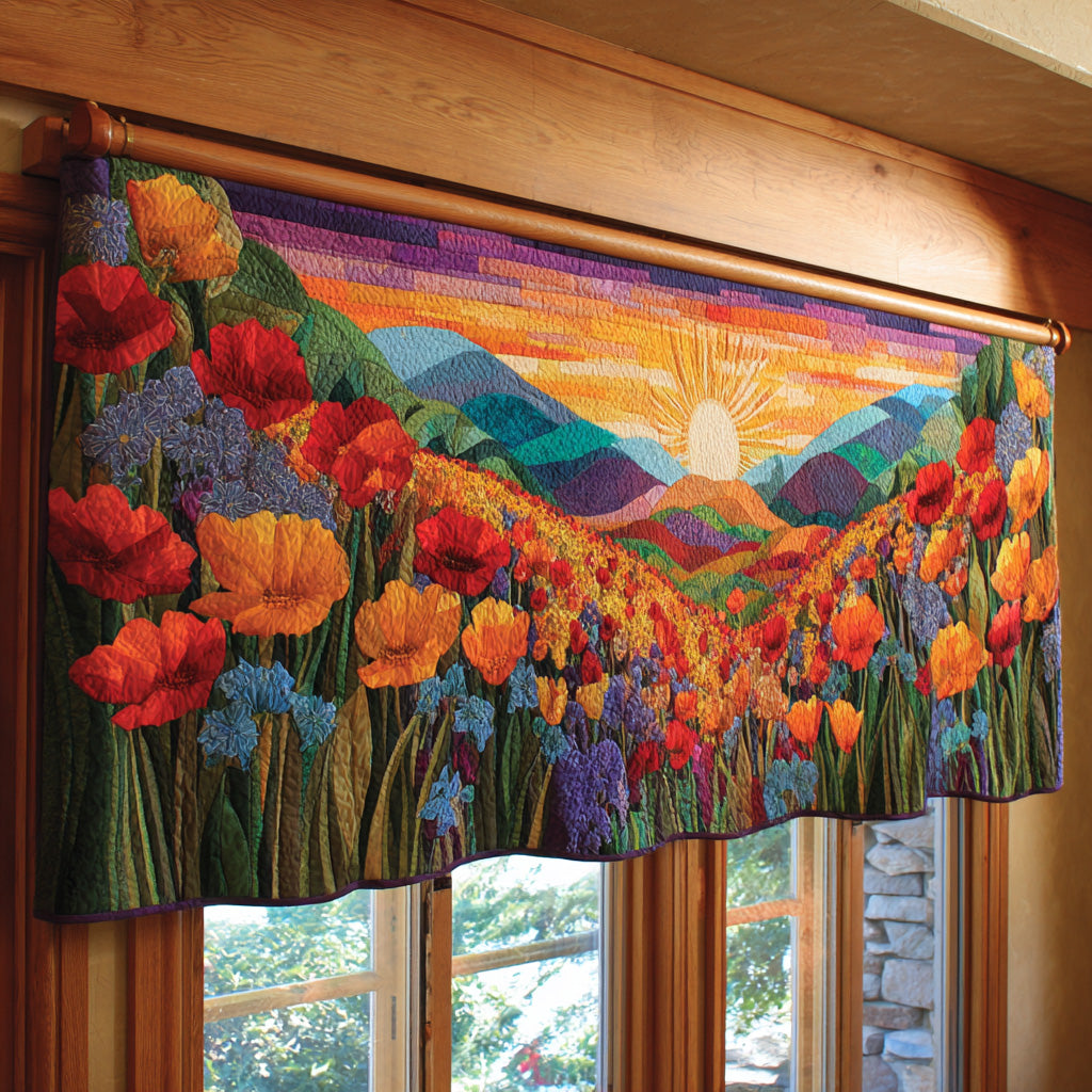Golden Horizon Quilted Valance NCU0PVL501