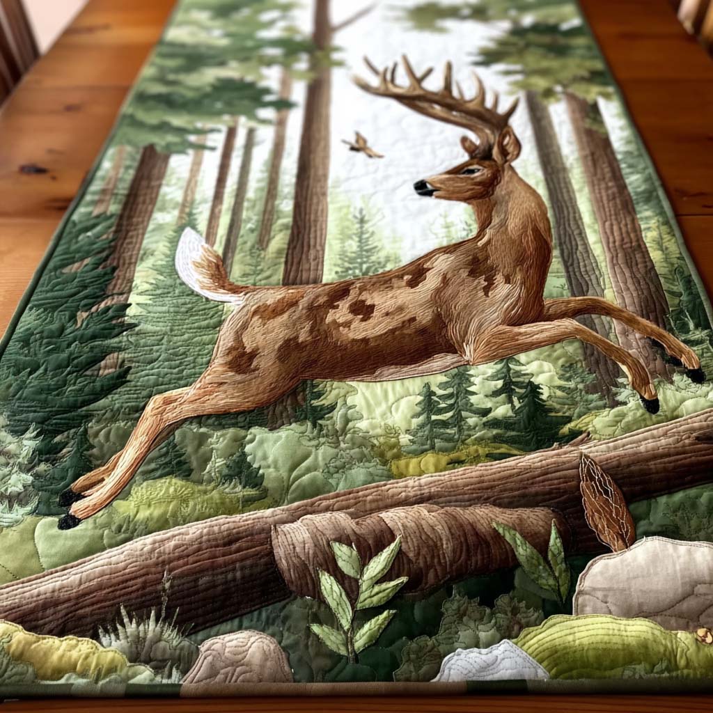 Golden Path Quilted Table Runner NCU0NNT1911