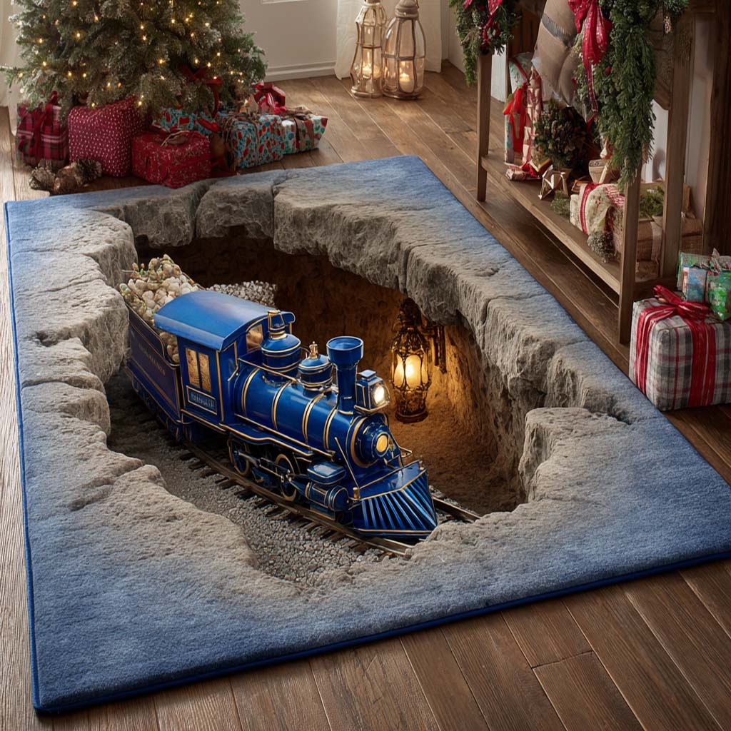 Golden Track Mirage Area Rug NCU0NXD841