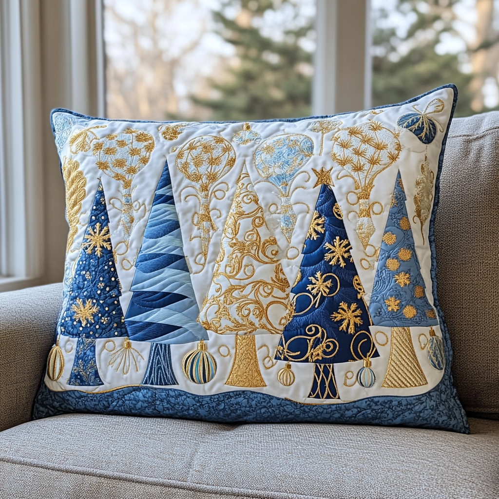 Golden Tree Magic Quilted Bedding Pillow Case NCU0DV043