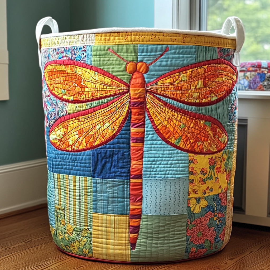 Golden Wings Quilted Laundry Basket NCU0PVL583