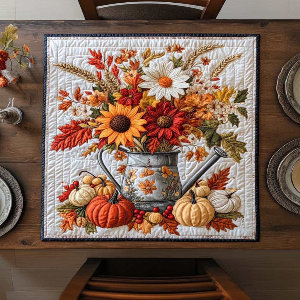 Grateful Fall Days Quilted Table Topper NCU0NNT1261