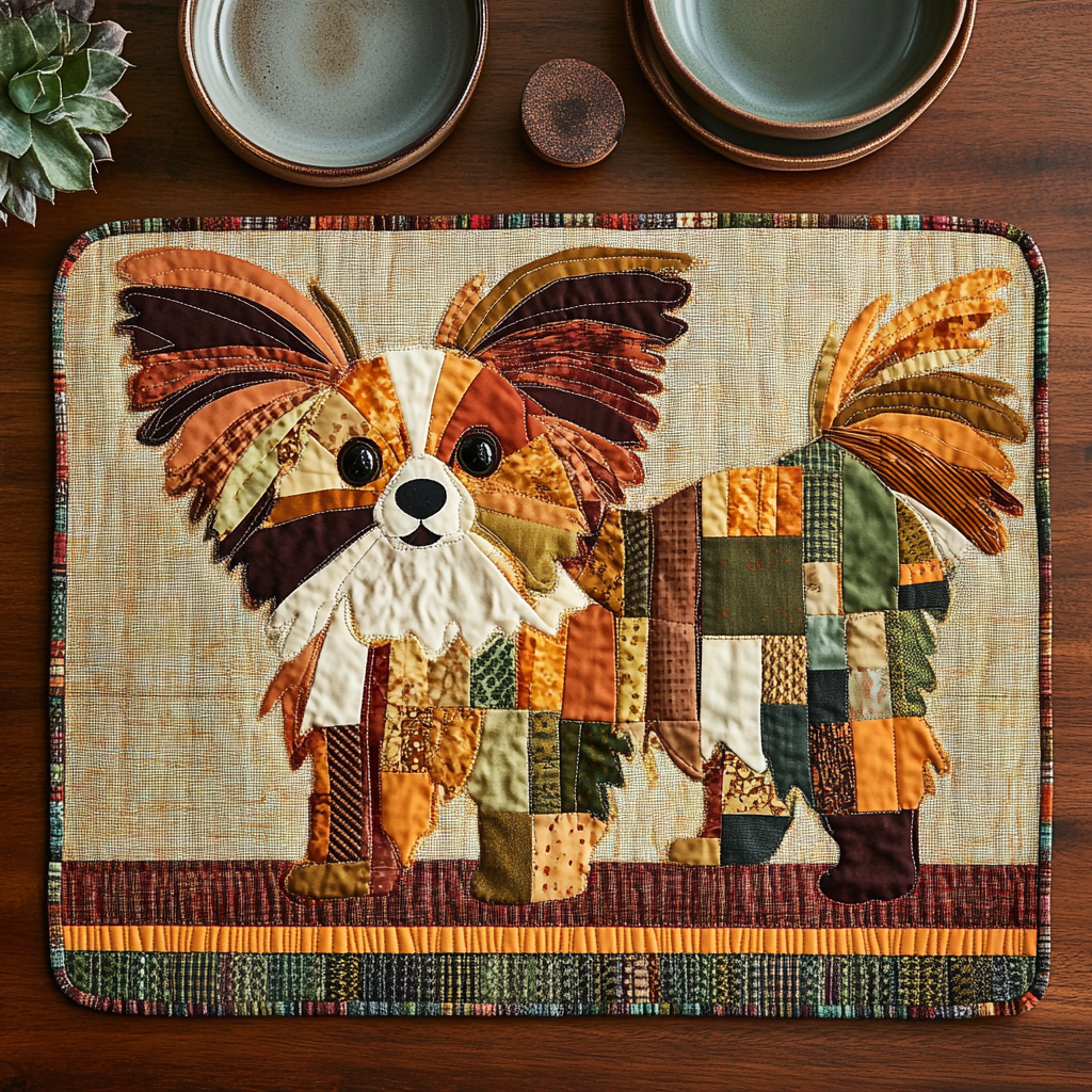 Happy Ears Quilted Place Mat NCU0NVH823
