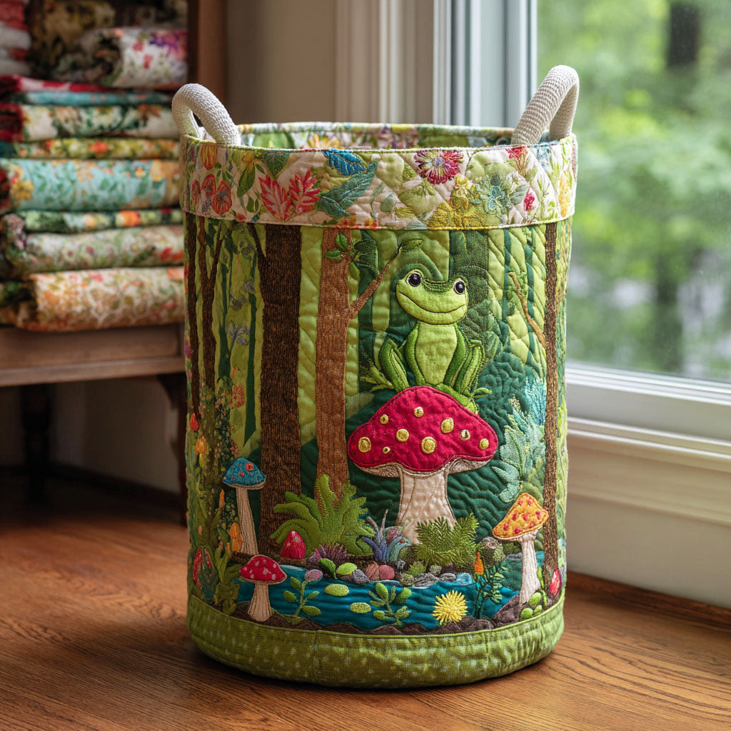 Happy Frog Quilted Laundry Basket NCU0DDK2167