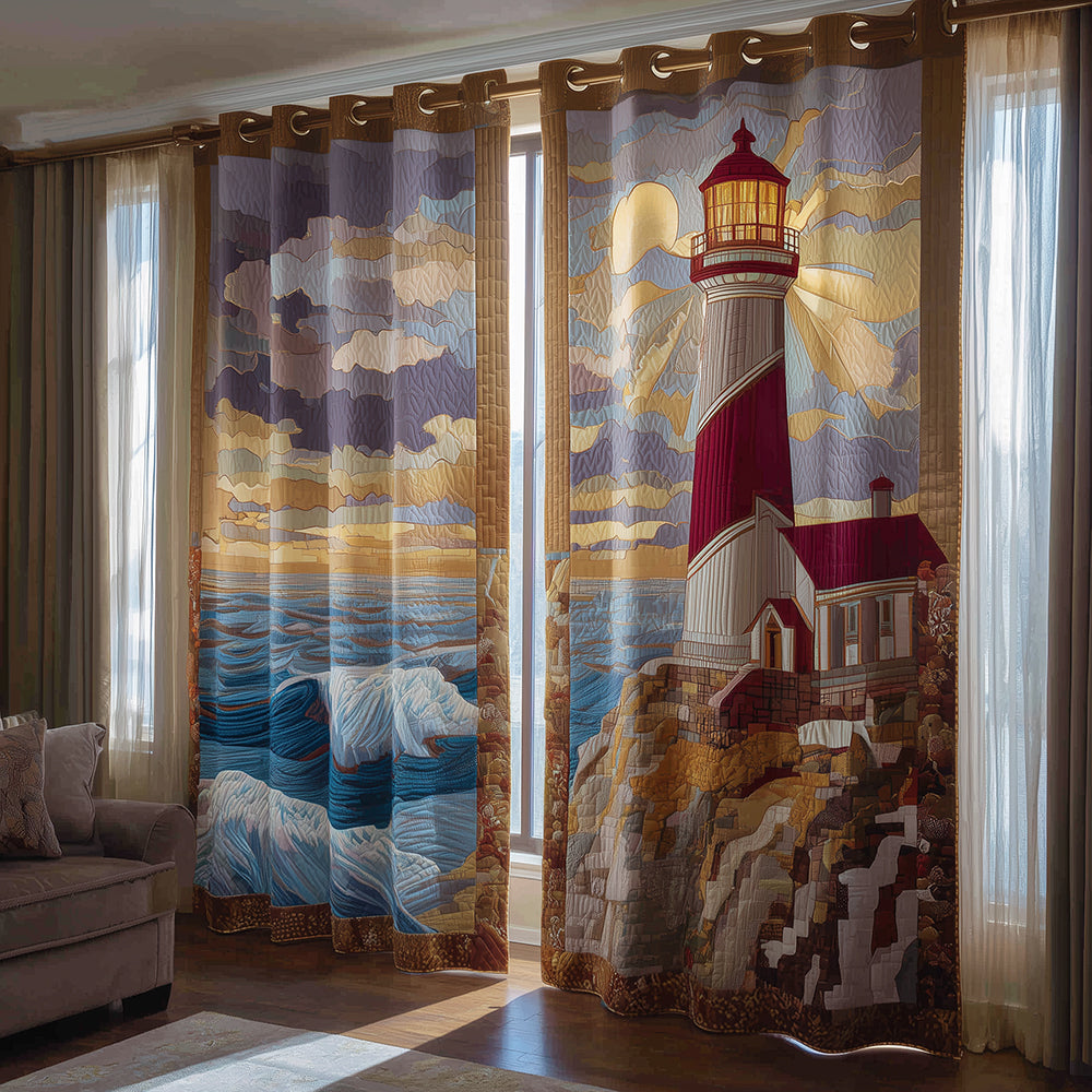 Harborlight Morning Quilted Curtains NCU0TH3889