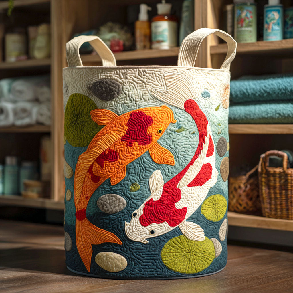 Harmony Flow Quilted Laundry Basket NCU0NTV087