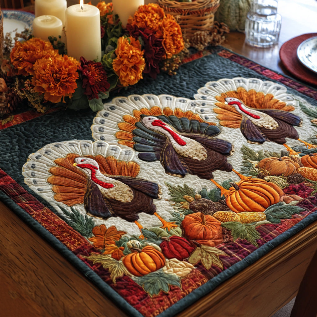 Harvest Meadow Quilted Table Topper NCU0PTT1604