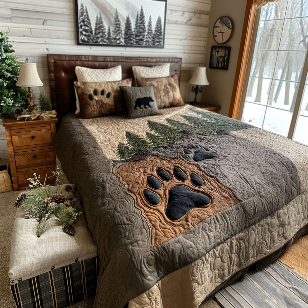 Hearthside Wilderness 3-Piece Quilted Bedding Set NCU0PTT2687
