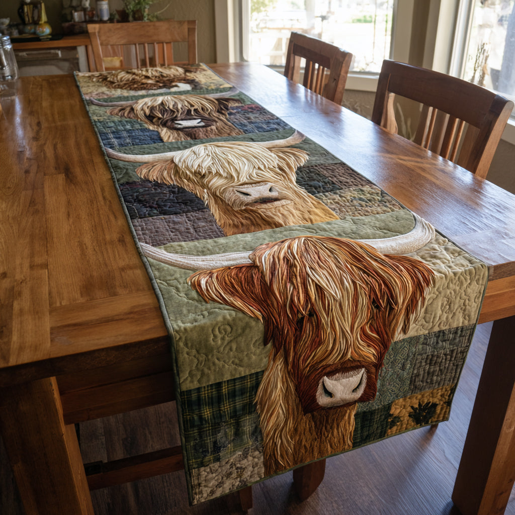Highland Beauty Quilted Table Runner NCU0DV1568