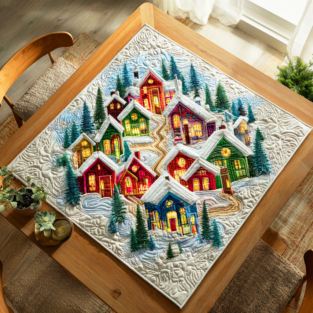 Holiday Home Quilted Table Topper NCU0NTD308