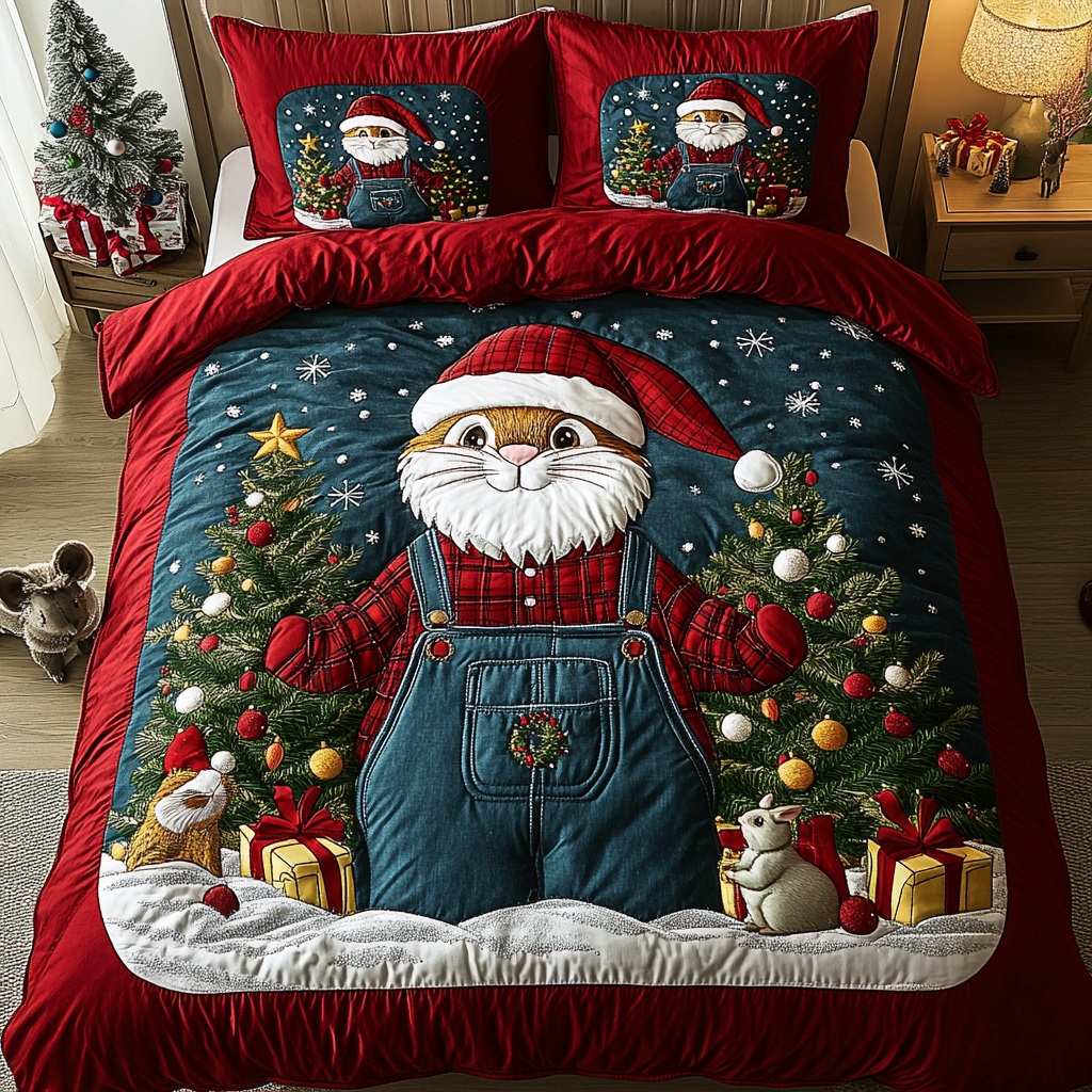 Holly Hopper Joy 3-Piece Quilted Bedding Set NCU0DK2587