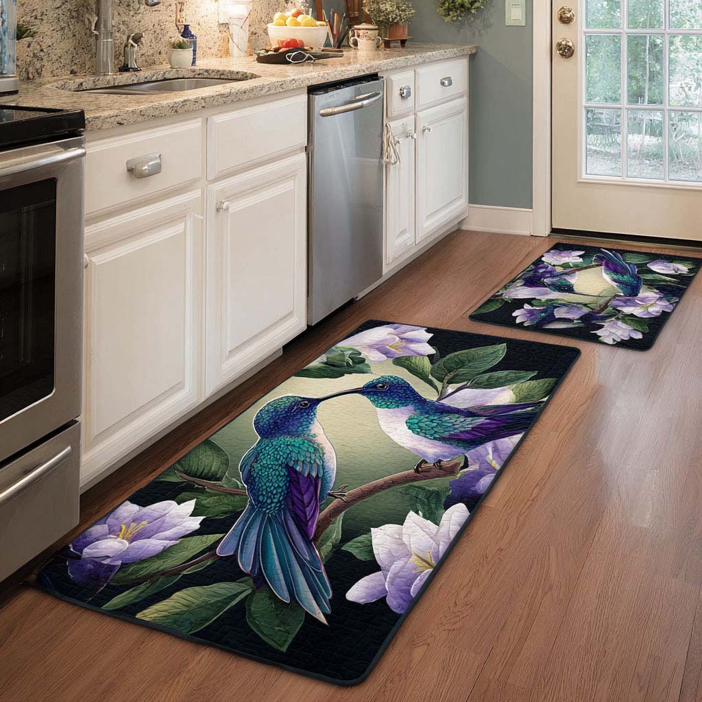 Hummingbird Bloom Kitchen Area Rug NCU0DK10910