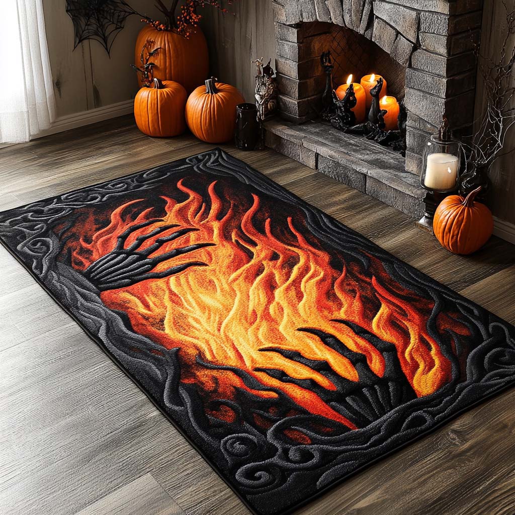 Infernal Grasp Area Rug NCU0XD771