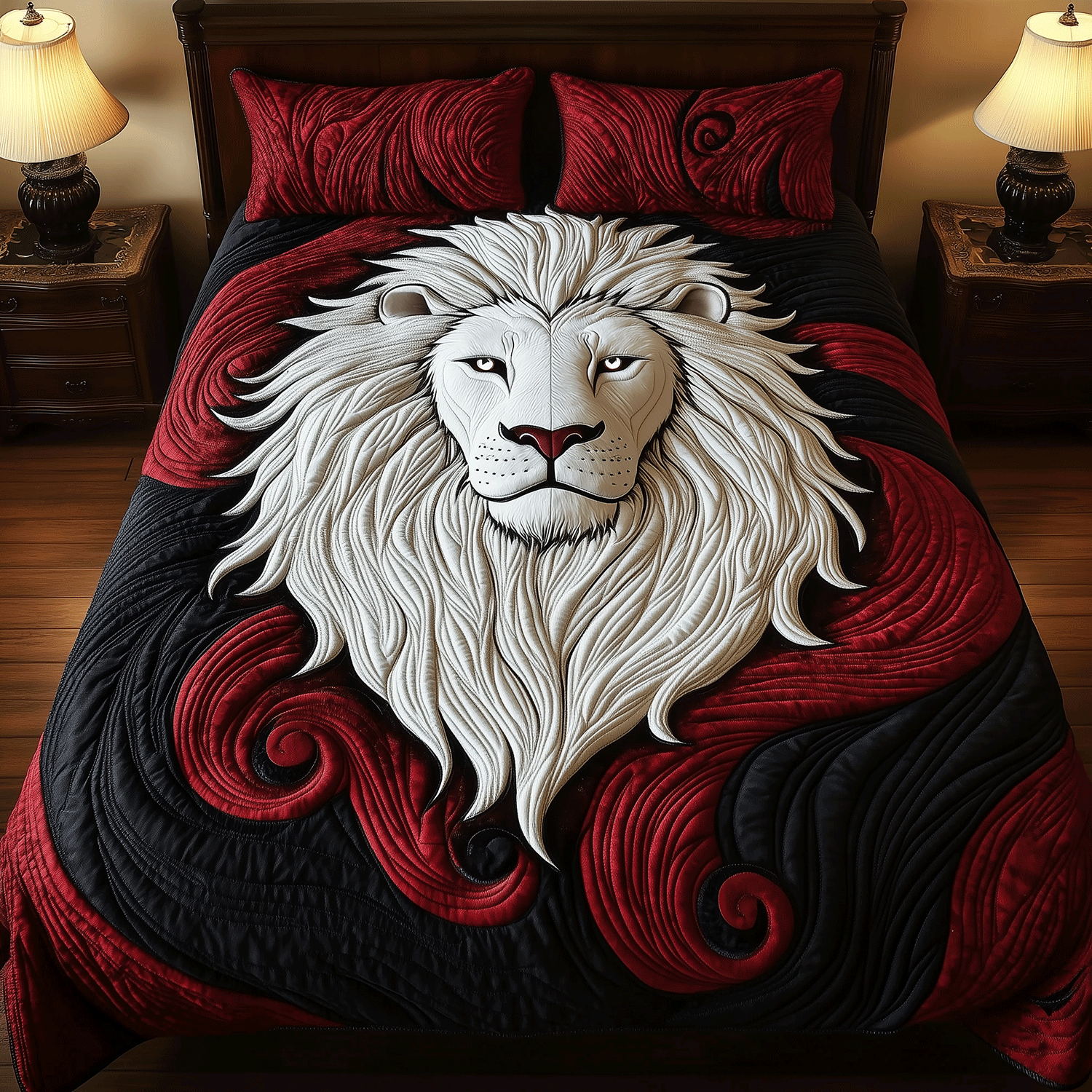 Ivory Acres 3-Piece Quilted Bedding Set NCU0TH2400