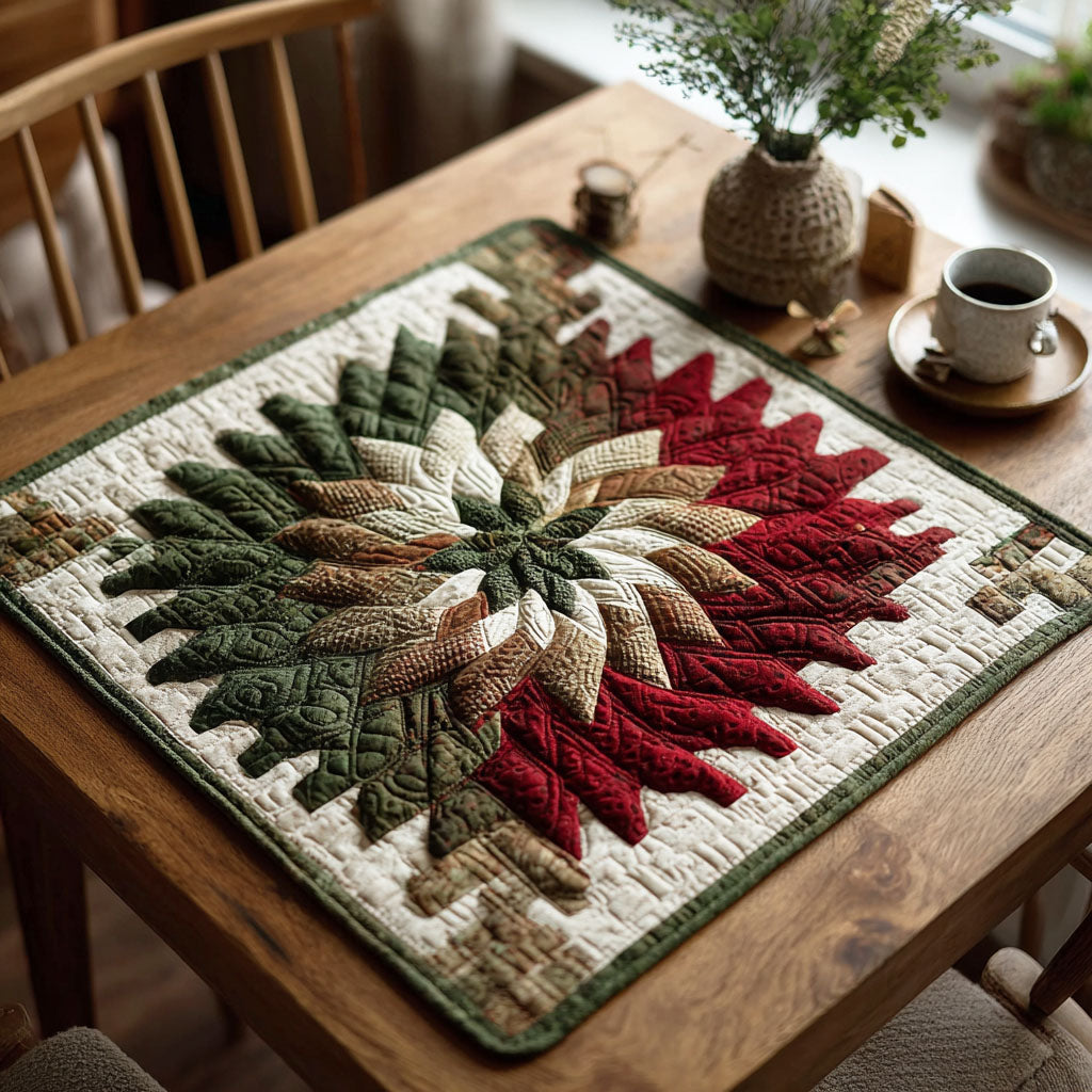 Jolly Tree Quilted Table Topper NCU0NTD222