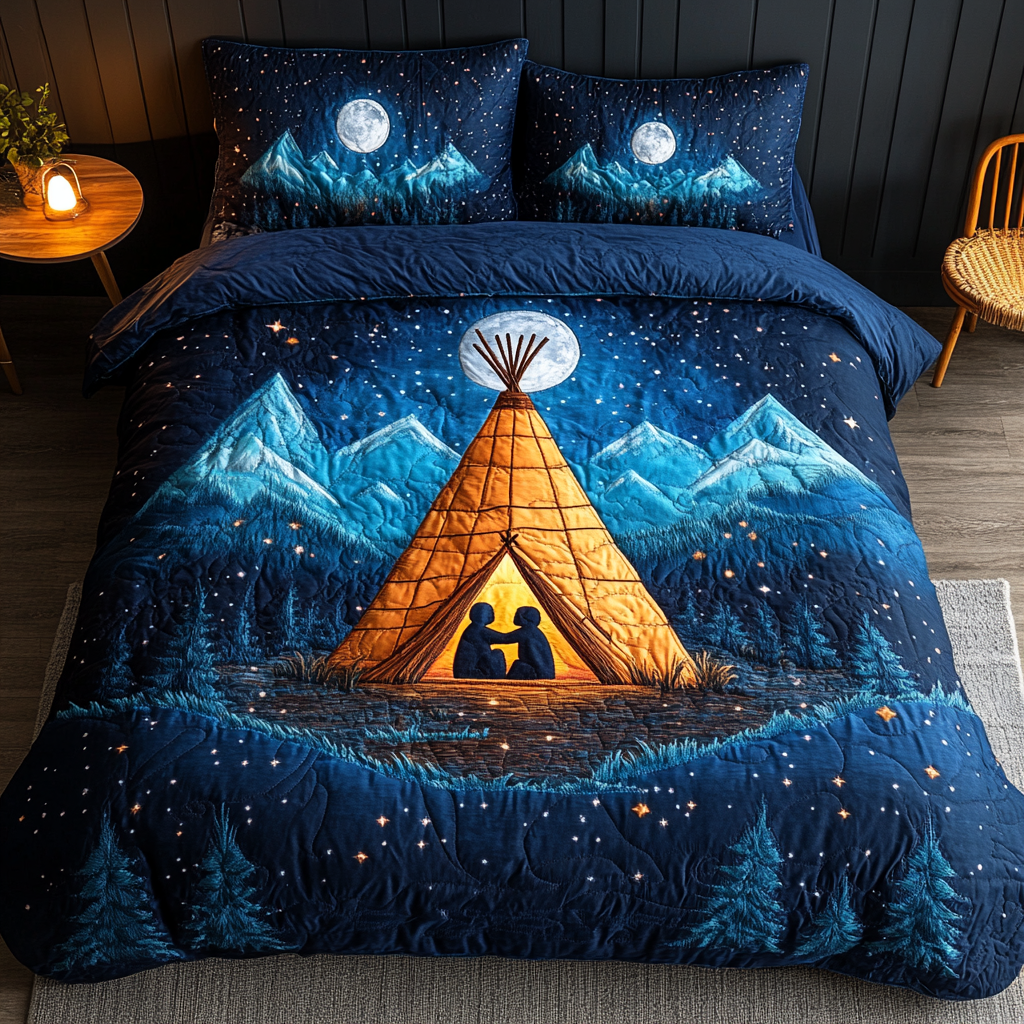 Legacy Trails 3-Piece Quilted Bedding Set NCU0DDK046