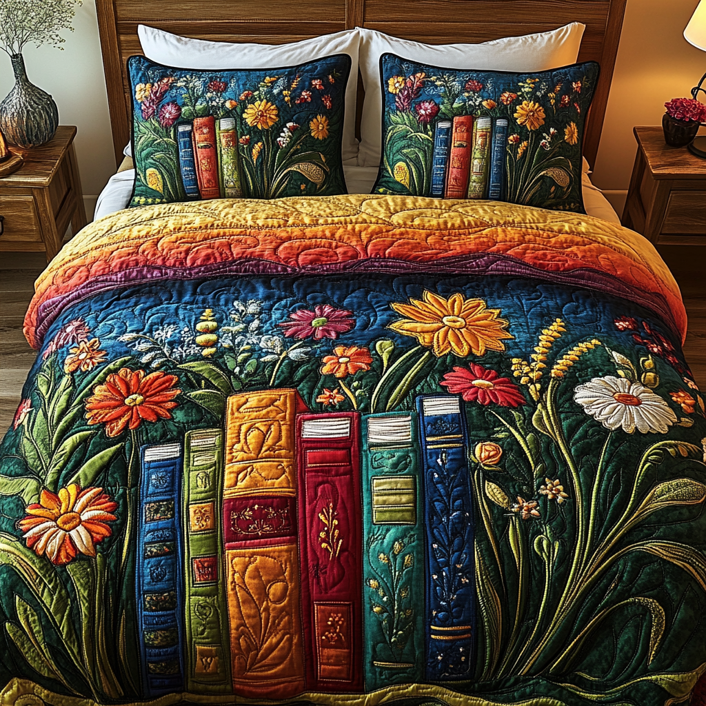 Library Luxe Duvet Cover Set NCU0PVL232