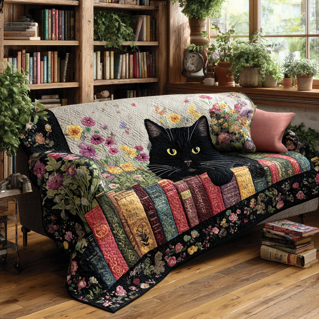 Library Watcher Quilted Blanket NCU0PVL775