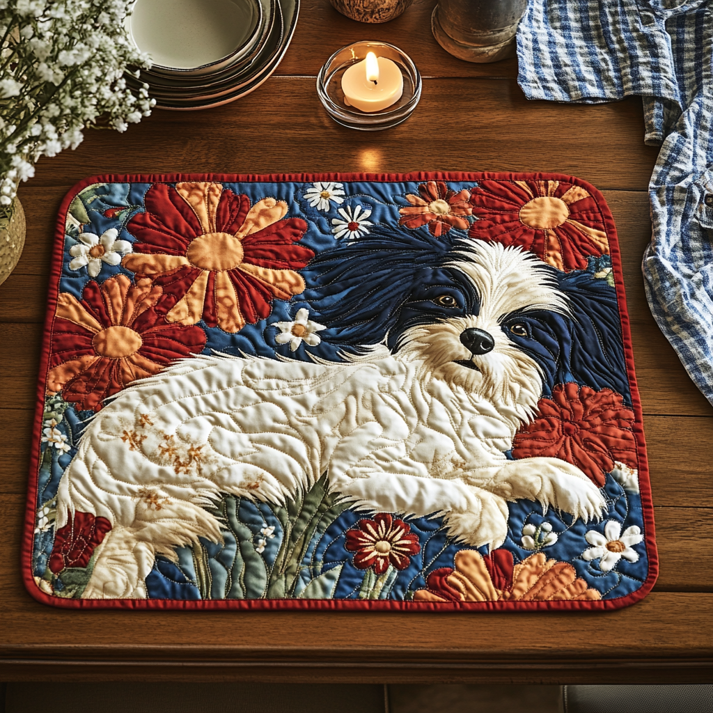 Loyal Heart Quilted Place Mat NCU0NVH824