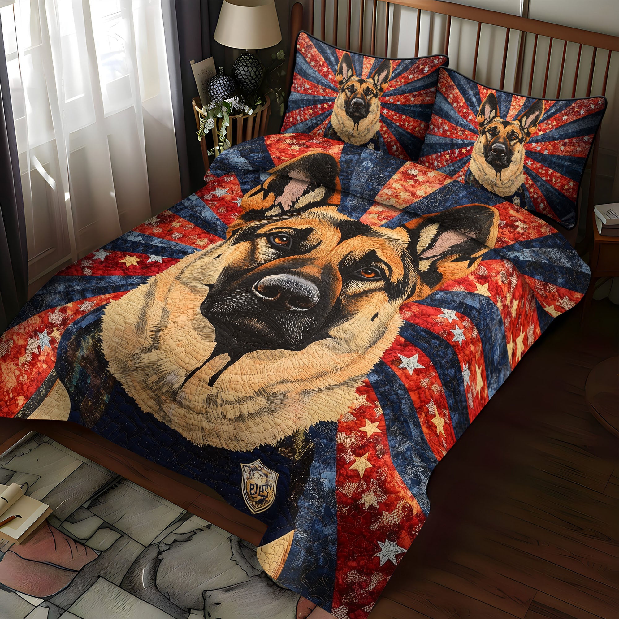Loyal Hero 3-Piece Quilted Bedding Set NCU0PTT505