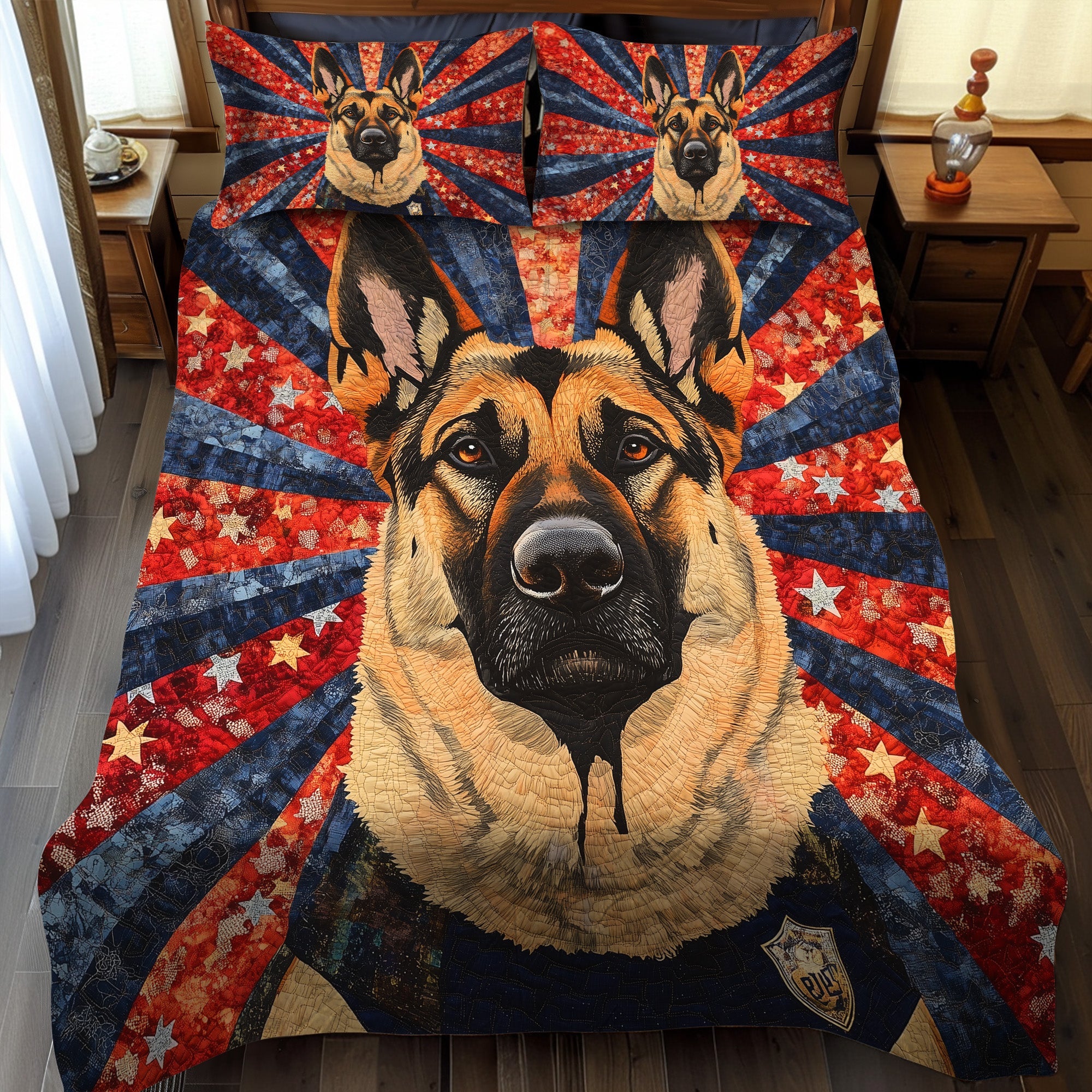 Loyal Hero 3-Piece Quilted Bedding Set NCU0PTT505