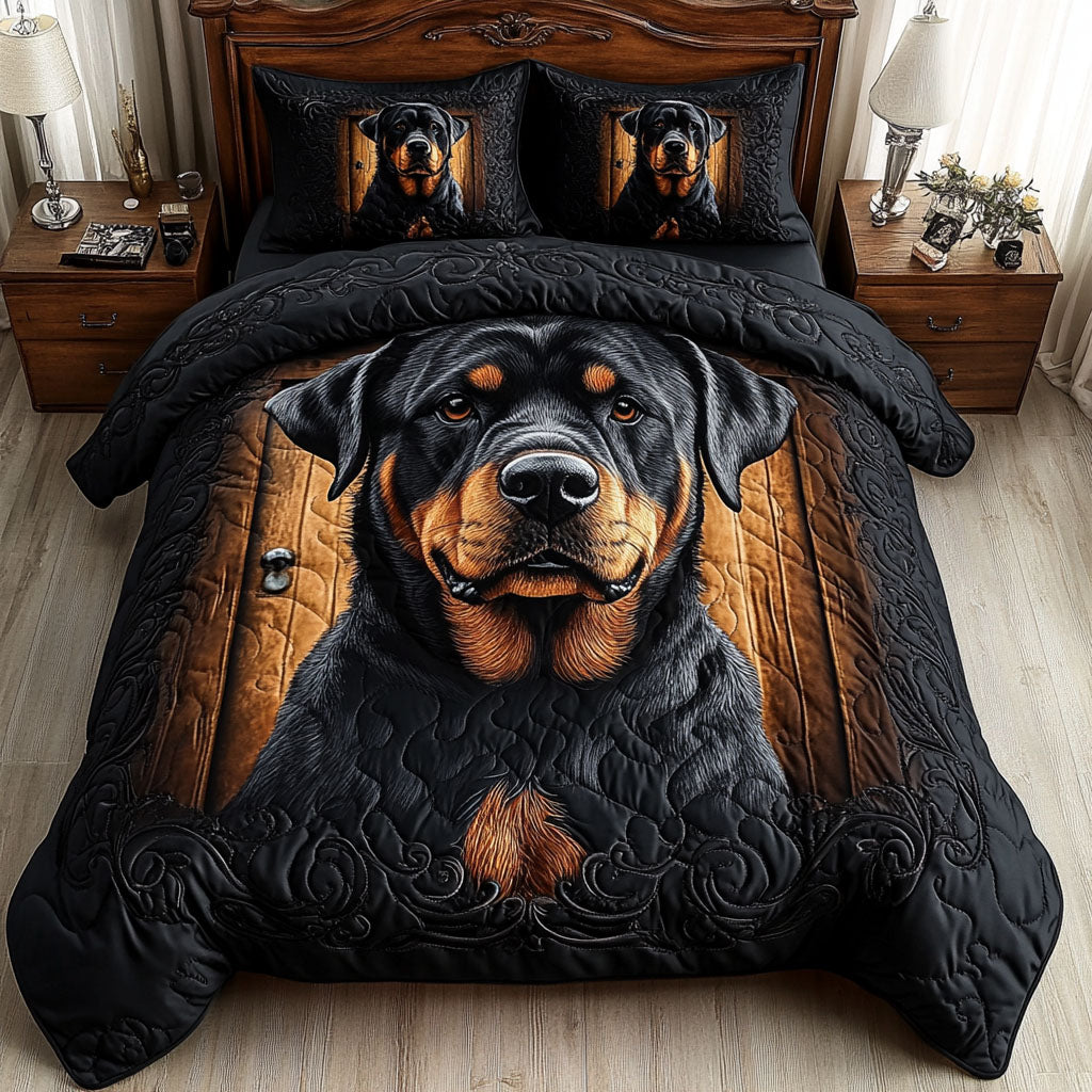Loyal Knight 3-Piece Quilted Bedding Set NCU0NNT639