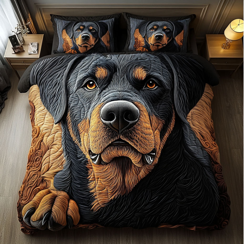 Loyal Majesty 3-Piece Quilted Bedding Set NCU0NNT655