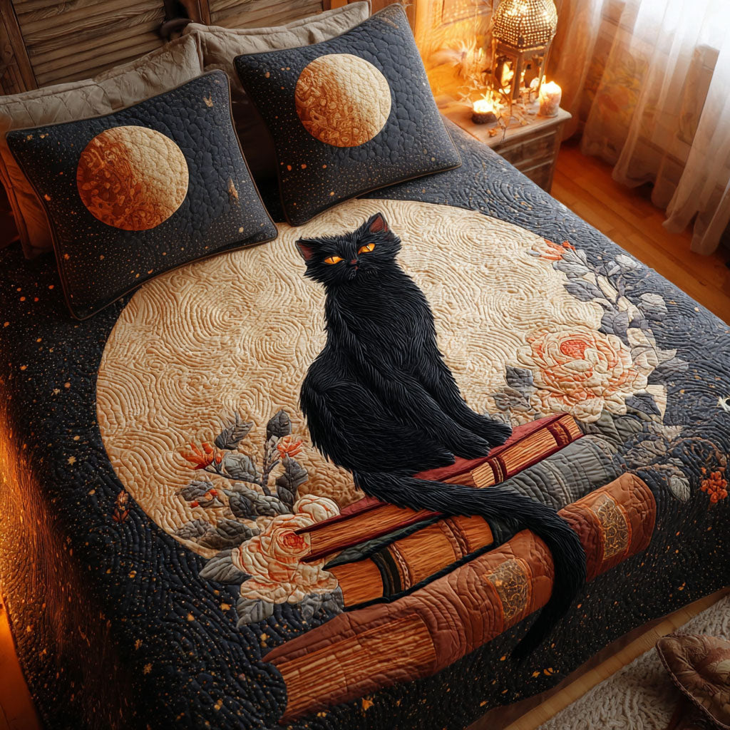 Lunar Watch 3-Piece Quilted Bedding Set NCU0NTV228
