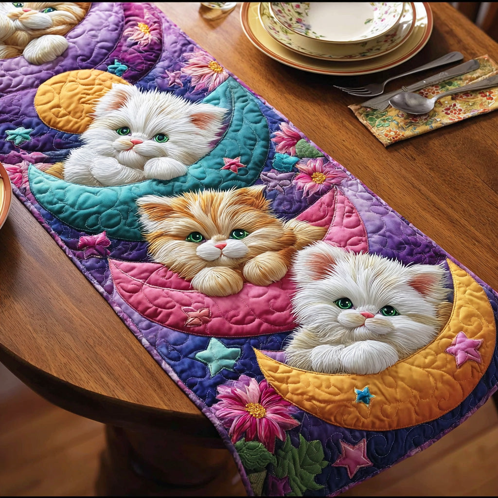 Magic Whisker Bloom Quilted Table Runner NCU0NTD734