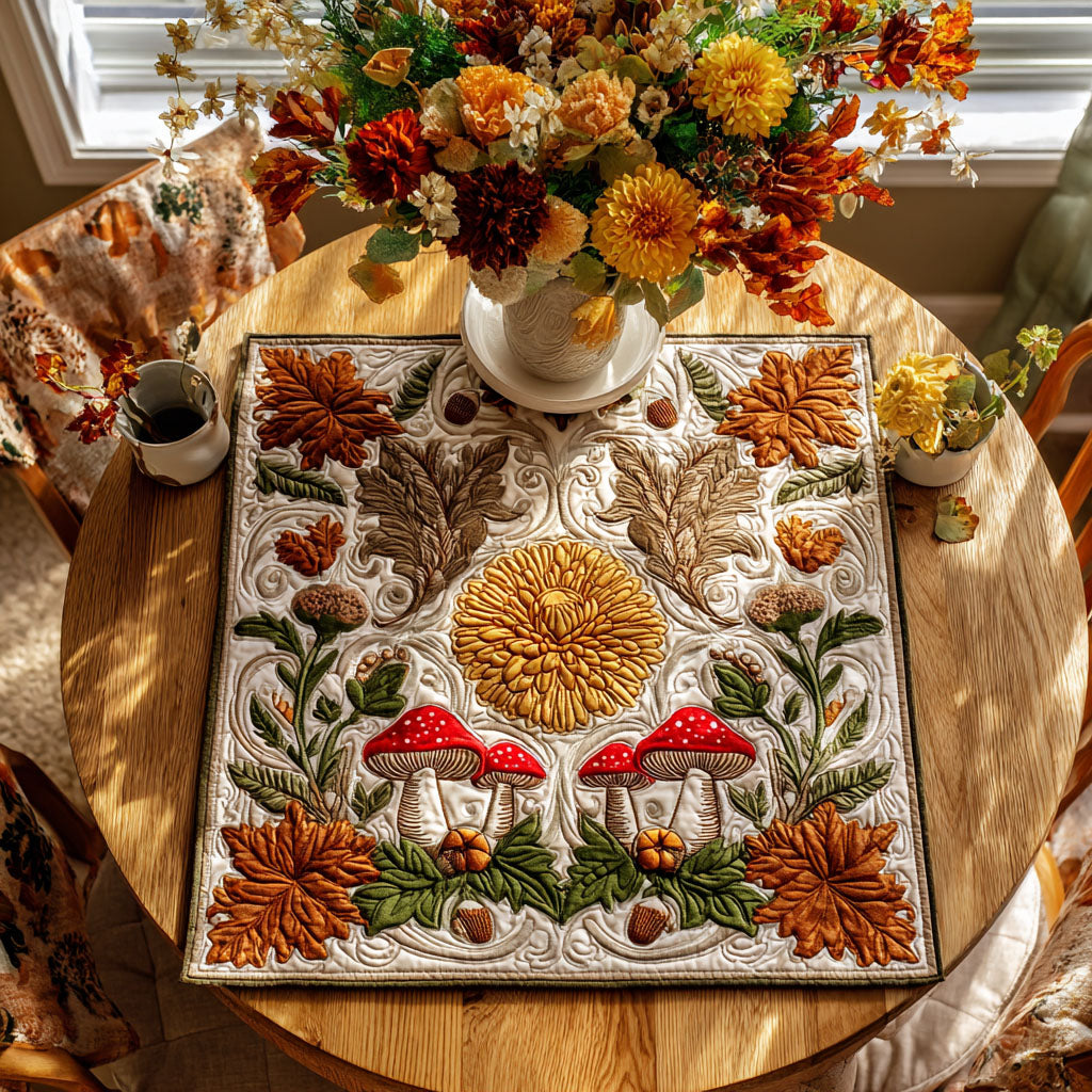 Maple Mischief Quilted Table Topper NCU0PTT1069