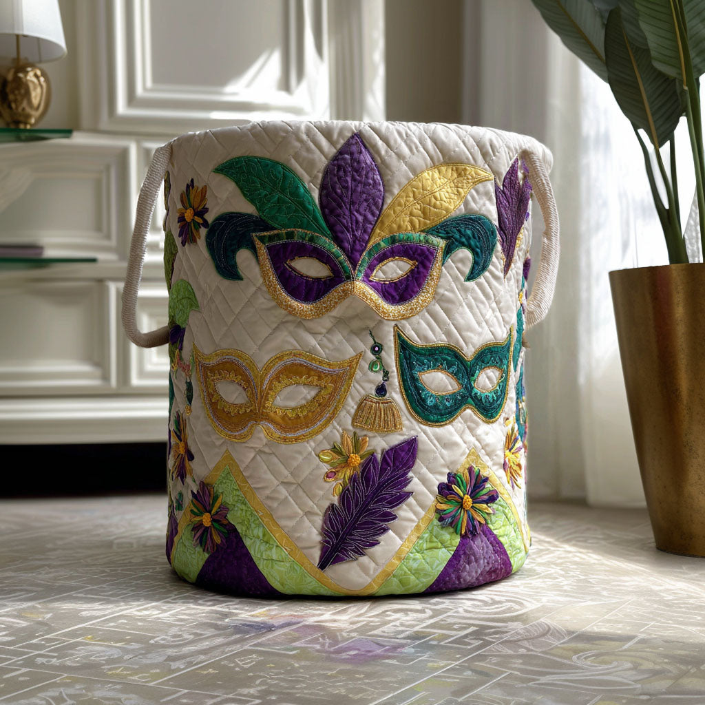 Masquerade Queen Quilted Laundry Basket NCU0PTT2507