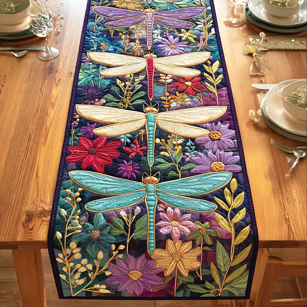 Meadow Dancer Quilted Table Runner NCU0NTD816