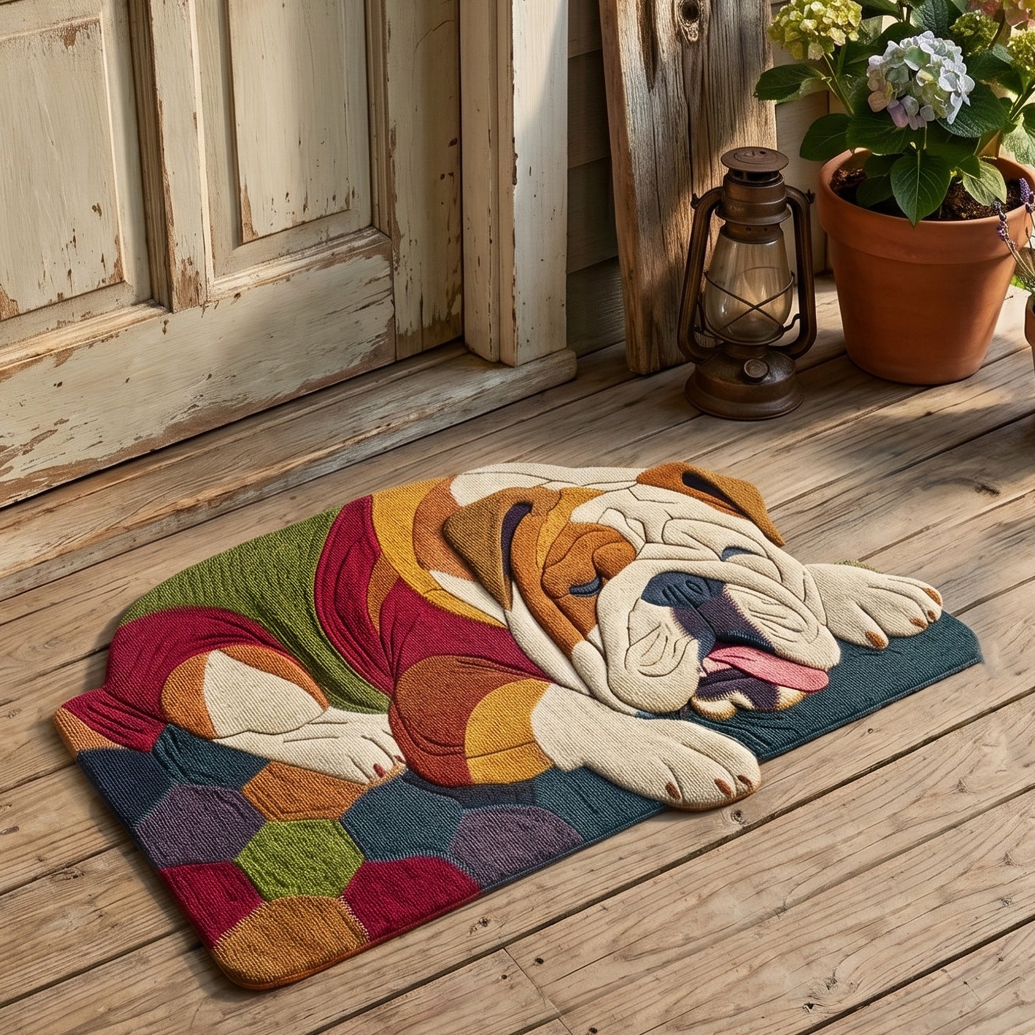 Meadow Pup Haven Custom Shape Doormat NCU0PTT3081