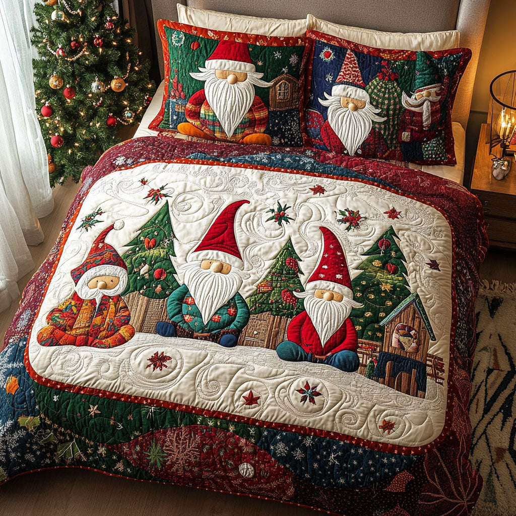 Merry Twinkle 3-Piece Quilted Bedding Set NCU0PTT1626