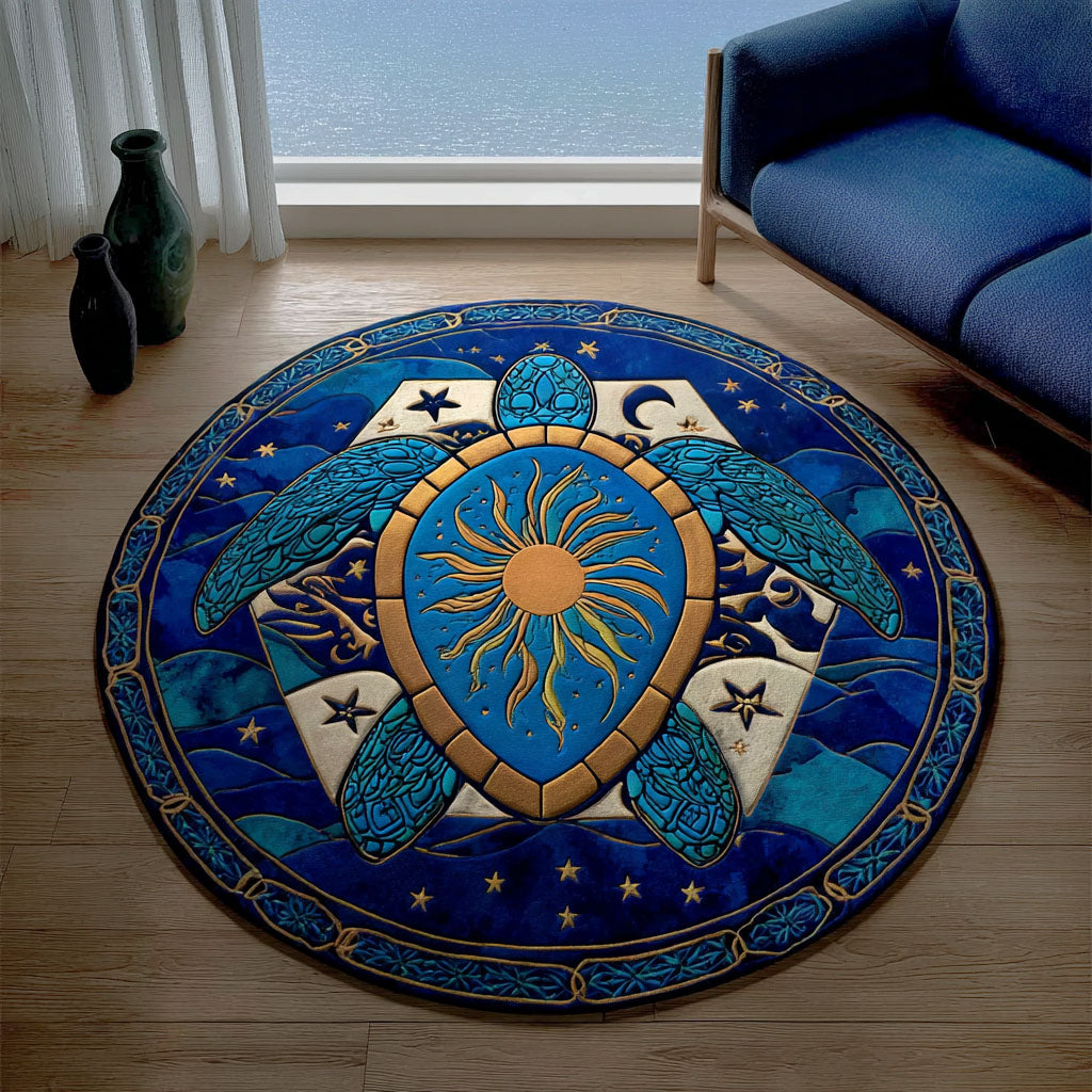 Midnight Current Round Carpet NCU0PT9873