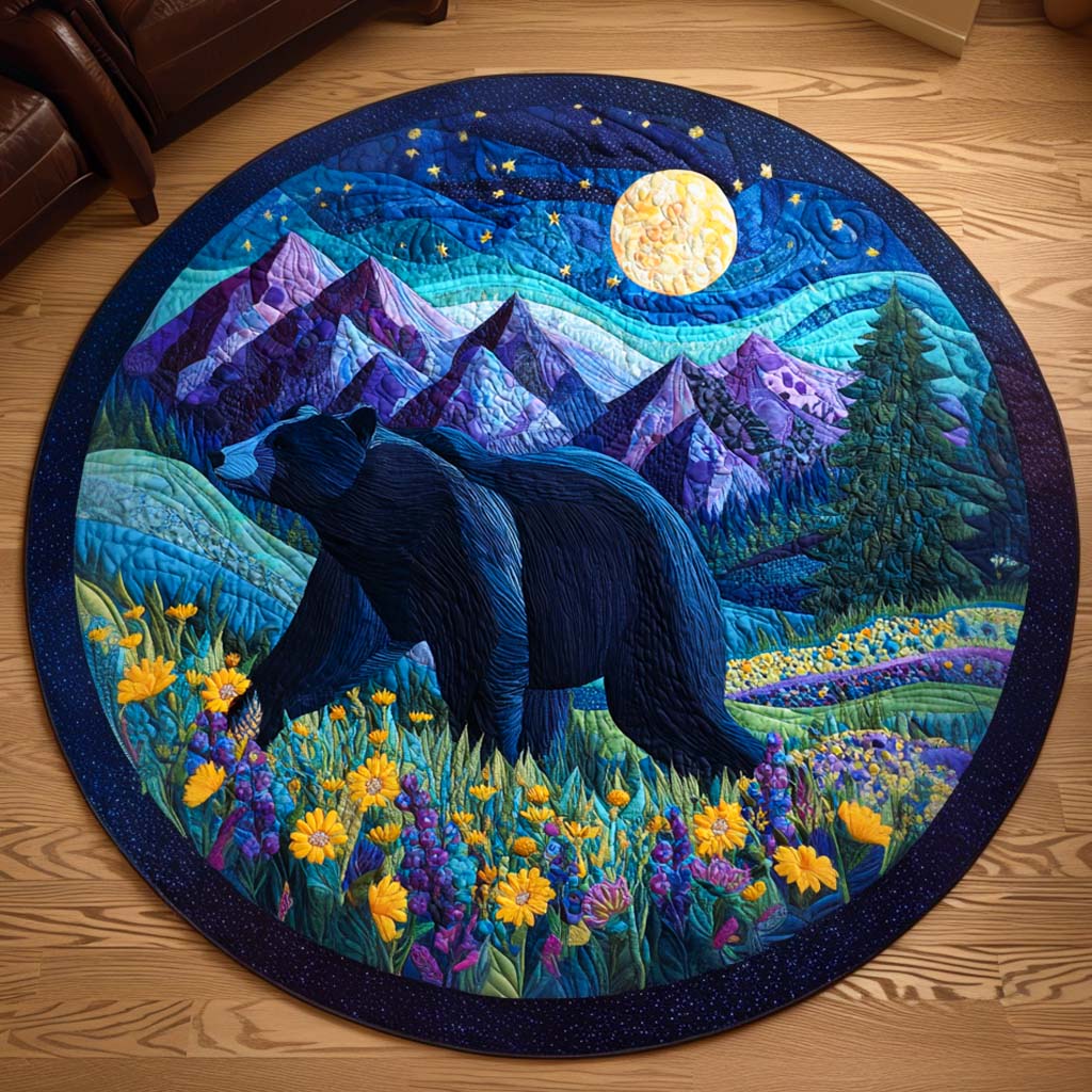 Midnight Dream Quilted Round Mat NCU0NNT2099