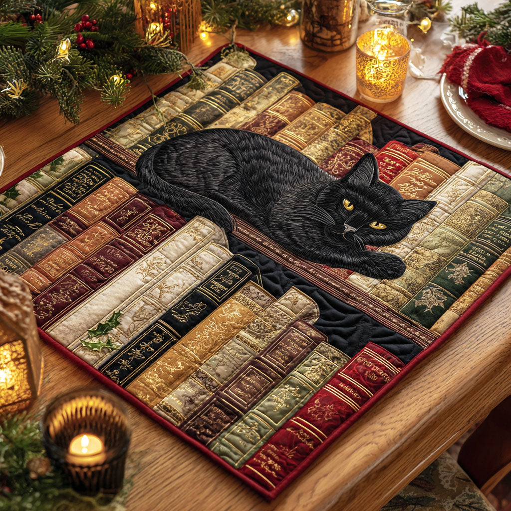 Midnight Reader Quilted Table Topper NCU0NTV624