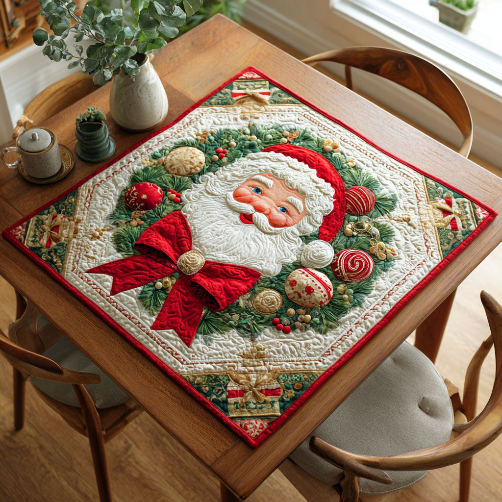 Mistletoe Moments Quilted Table Topper NCU0NTD312